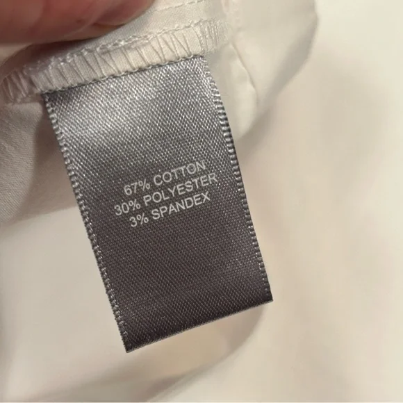 NWT Marled white blouse, M - Picture 8 of 12